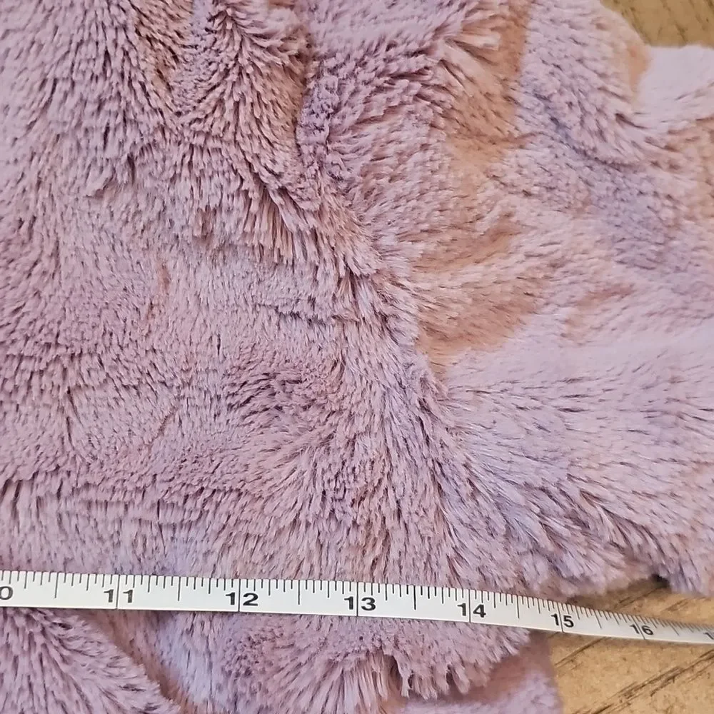 Purple Ombre Puffer Faux Fur Reversible Jacket Size 5/6 Pacific Trail